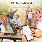 Wireless Charger Stand and Bluetooth Speaker Combo