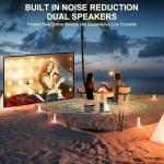 XuanPad Mini Projector 4K, Portable Video Device