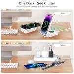 Wireless Charger Stand and Bluetooth Speaker Combo