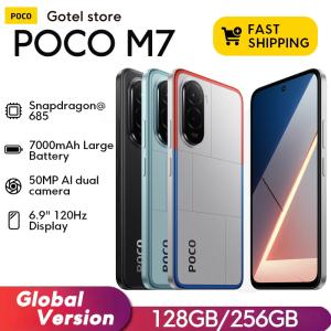 【World Premiere】POCO M7 Global Version Smartphone Snapdragon 685 7000mAh battery Immersive 6.9" FHD+ Display NFC 33W Charging