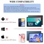 Stylus Pen for Android Tablet,Tablet Pencil for iOS/Android,Rechargeable Active Stylus Pen for iPhone/Samsung/Huawei/Vivo/Lenovo/Pixel and Other Android Smartphones and Tablets-Gradient Pink