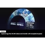 Samsung PRO Ultimate microSD memory card, 256 GB, UHS-I U3, 200 MB/s read, 130 MB/s write, incl. SD adapter, for smartphone, drone or action cam