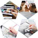 Stylus Pen for Android Tablet,Tablet Pencil for iOS/Android,Rechargeable Active Stylus Pen for iPhone/Samsung/Huawei/Vivo/Lenovo/Pixel and Other Android Smartphones and Tablets-Gradient Pink
