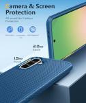 FNTCASE for Samsung Galaxy A56-5G Case: Dual Layer Protective Heavy Duty Cell Phone Cover Shockproof Rugged with Non Slip Textured Back - Military Protection Bumper Tough - 2025, 6.7 inch (Blue)