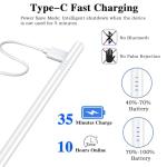 Android Stylus Pens for Touchs Screens High Precision and Sensitivity Tablet Pen Type-C Phone Pen Compatible with Samsung/Huawei/Lenovo/Mi/Vivo and Other Android Smartphone and Tablet Devices-White