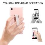 Phone Strap, CISID 4 Pcs Phone Grip with Stand Phone Strap Holder for Hand Finger Kickstand Suitable for iPhone Samsung and Most Smartphones(Black,Silver,Rose Gold,Gold 4PCS)