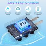 USB C Charger, Fast Charging Block, Type-C Power Adapter. The Mobile Phone Charger is Suitable for Samsung Galaxy S25/S24 S23 S22 S21 Ultra/S20/S20 Ultra/Note 20 Ultra,Android【2-Pack】