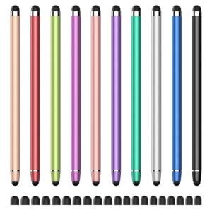 Stylus Pen for Touchscreen,2 in 1 High Precision and Sensitivity Stylus,Stylus Pen for iPad/iPhone/Android/Samsung Smartphone and Tablets,Compatible with Touch Screens(10 Colors Stylus)