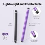 Stylus Pen for Touchscreen,2 in 1 High Precision and Sensitivity Stylus,Stylus Pen for iPad/iPhone/Android/Samsung Smartphone and Tablets,Compatible with Touch Screens(10 Colors Stylus)