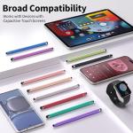 Stylus Pen for Touchscreen,2 in 1 High Precision and Sensitivity Stylus,Stylus Pen for iPad/iPhone/Android/Samsung Smartphone and Tablets,Compatible with Touch Screens(10 Colors Stylus)