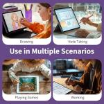 Stylus Pen for Touchscreen,2 in 1 High Precision and Sensitivity Stylus,Stylus Pen for iPad/iPhone/Android/Samsung Smartphone and Tablets,Compatible with Touch Screens(10 Colors Stylus)