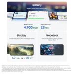 Samsung Galaxy S25 FE, AI Smartphone, Slim 7.4mm Frame, 6.7" FHD Display, 50MP Camera, Exynos 2400, 256GB Storage, 8GB Memory, 4900 mAh Battery, Icy Blue, 3 Year Samsung Extended Warranty (UK Version)