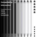 Stylus (10Pcs), Stylus Pen for Touchscreen, High Precision and Sensitivity Stylus Pen for iPad/iPhone/Samsung/Android Smartphone and Tablets, Compatible with All Capacitive Touch Screen (Black/White)