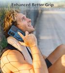 FNTCASE for Samsung Galaxy A16-5G Case: Military Grade Dropproof Cell Phone Cover with Kickstand & Slide | Protective Heavy Duty Rugged Phone Case Bumper Textured Protector (Blue)