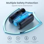 Mini Portable Charger for iPhone,5200mAh 3A PD USB C Power Bank Cell Phone Fast Charging,Small Travel Essential Protable Battery Pack for iPhone 17/Air/17 Pro/17 Pro Max/16/15/Android/Samsung,iPad etc