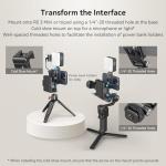 SMALLRIG Universal Metal Phone Support with Cold Shoe Mount, Smartphone Holder Adapter Support Free Adjustment Joints, Phone Tripod Mount for iPhone 17 16 15 14, for Samsung Galaxy etc. - 4382