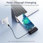 Mini Portable Charger for iPhone,5200mAh 3A PD USB C Power Bank Cell Phone Fast Charging,Small Travel Essential Protable Battery Pack for iPhone 17/Air/17 Pro/17 Pro Max/16/15/Android/Samsung,iPad etc