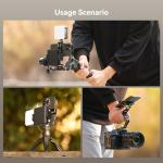 SMALLRIG Universal Metal Phone Support with Cold Shoe Mount, Smartphone Holder Adapter Support Free Adjustment Joints, Phone Tripod Mount for iPhone 17 16 15 14, for Samsung Galaxy etc. - 4382