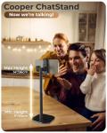 Cooper ChatStand Adjustable Mobile Phone Stand for Desk | iPhone Stand for Filming, Video Recording, Streaming, Mobile Phone Holder for Desk for Samsung, Android, 9-14" Face-Level (Night Black)