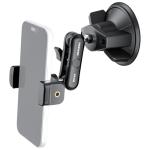 NEEWER Phone Holder for Your Car, 360° Rotating Vacuum Suction Cup Metal Cell Phone Mount Magic Arm Compatible with iPhone Samsung for UTV Windshield Skylight Glass Navigation Video Recording, PA136