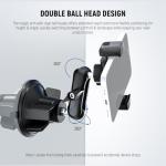 NEEWER Phone Holder for Your Car, 360° Rotating Vacuum Suction Cup Metal Cell Phone Mount Magic Arm Compatible with iPhone Samsung for UTV Windshield Skylight Glass Navigation Video Recording, PA136