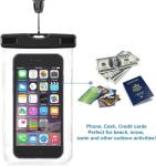 MMOBIEL WaterProof Phone Pouch Compatible with iPhone 16/15/14/13/12, Samsung Galaxy S25/S24/S23/S22/S20 and More-up to 6.7 Inch - Protective Case Dry Bag-Floating Pouch Cell Phone Incl. Strap - Black