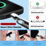 Adjustable Phone Lanyard Wrist Strap Anti Theft with 2 Tether Tabs,360° Rotation, Universal Phone Case Wrist Strap for iPhone 16/Pro and Most Smartphones, Cell Lanyard for Travel Women & Men Black