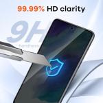 3+3 Pack for Samsung Galaxy S21 FE 5G Privacy Screen Protector & Phone Camera Lens Protector 9H Tempered Glass Cell Phone Protector Camera Case (Galaxy S21 FE Privacy)