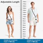 COCASES Phone Lanyard Crossbody and Wrist Strap 2 Pack, Adjustable iPhone Lanyard for neck and wrist with 2 Patches Anti Theft Phone Chain compatible with most Smartphones Black*2