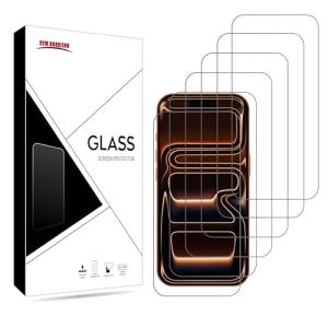 New Horrizon [6-Pack for iPhone 17 Pro Max Screen Protector (6.9-Inch), Mobile Phone Tempered Glass Film, [LifetimeSupport][Impact-Protection][Anti-Shatter][Anti-Scratch]