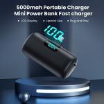 Mini Portable Charger Power Bank for iPhone 17/16/15 Series, 5000mAh PD USB C Cell Phone Portable Power,Travel Essentials Battery Pack for iPhone 17/17 Air/16/16 pro/15 Series/Android/Samsung Galaxy
