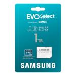 Samsung EVO Select microSD Memory Card + Adapter, 1TB microSDXC, Up-to 160 MB/s, 4K UHD, UHS-I, C10, U3, V30, A2, for Mobile Phone, Smartphones, Nintendo-Switch, and Tablets (MB-ME1T0SA/AM)