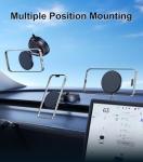 for Magsafe Car Mount Charger,15W Magnetic Car Phone Holder for iPhone 17 Pro Max Wireless Charger,Suction Magnet Mobile Phone Holders Dashboard Windscreen Just for iPhone Air 16 15 14 13 12 11 Mounts