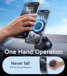 for Magsafe Car Mount Charger,15W Magnetic Car Phone Holder for iPhone 17 Pro Max Wireless Charger,Suction Magnet Mobile Phone Holders Dashboard Windscreen Just for iPhone Air 16 15 14 13 12 11 Mounts