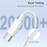 iPhone 17 16 15 Fast Charger, 20W iPhone Fast Charger Plug with 2M USB C to C Cable for IPhone 17/16/15/15 Plus/15 Pro/15 Pro Max/iPad Pro/Air/Mini, USB C Plug Mobile Phone Charger USB C Power Adapter