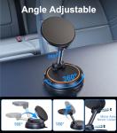 for Magsafe Car Mount Charger,15W Magnetic Car Phone Holder for iPhone 17 Pro Max Wireless Charger,Suction Magnet Mobile Phone Holders Dashboard Windscreen Just for iPhone Air 16 15 14 13 12 11 Mounts