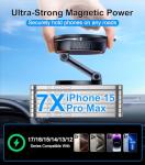 for Magsafe Car Mount Charger,15W Magnetic Car Phone Holder for iPhone 17 Pro Max Wireless Charger,Suction Magnet Mobile Phone Holders Dashboard Windscreen Just for iPhone Air 16 15 14 13 12 11 Mounts