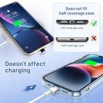 Doormoon Phone Lanyard, Universal Adjustable Neck Strap for Phone Case Keys ID Badges Cell Phone Lanyard Compatible with iPhone, Samsung, Most Smartphones, 2 Pack, Black Black