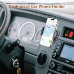 MAGJIEYX Drill Base Car Phone Holder, 360° Rotatable Phone Mount for Truck Boat Planes Wall Dashboard Secure Grip Compatible with for iPhone Samsung 4.7''-7'' All Smartphones Car Accessories