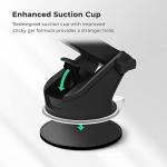 iOttie Easy One Touch Signature Dashboard & Windshield Universal Car Mount Phone Holder Desk Stand with Suction Cup Base and Telescopic Arm for iPhone, Samsung, Google, More Smartphones