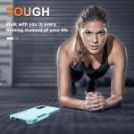 RMOCR Case for Samsung Galaxy A16 5G, Full Body Heavy Duty Rugged Shockproof Protective Phone Cover with Lanyard Strap, Tempered Glass Screen Protector and Camera Lens Cover, Mint Green