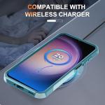 RMOCR Case for Samsung Galaxy A16 5G, Full Body Heavy Duty Rugged Shockproof Protective Phone Cover with Lanyard Strap, Tempered Glass Screen Protector and Camera Lens Cover, Mint Green