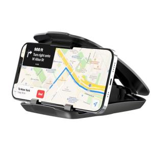 APPS2Car GPS dashboard car mount, mobile phone holder for all 3-6.8 inch devices, non-slip adhesive mount for Garmin Nuvi, Tomtom, Magellan Roadmate, iPhone Xs Max, X,