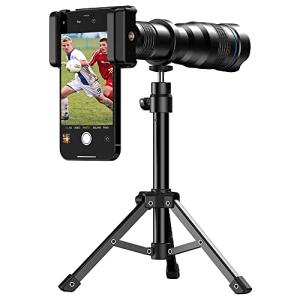 Apexel HD 36X Telephoto Lens for Smartphone, Mobile Phone Lens with Tripod for iPhone, Samsung, Huawei and Most Smartphones