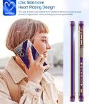 LeYi for Samsung Galaxy A17 4G/5G Phone Case with 2 Tempered Glass Screen Protector, Scratch Resistant Silicone Cover, Slim Soft TPU Shockproof Protective Mobile Case for A 17 - Darkpurple