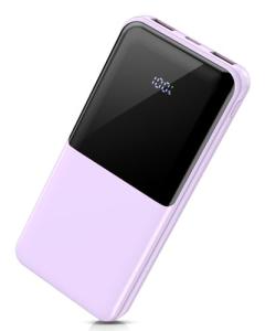 Power Bank 10000mAh, Battery Pack 22.5W Portable Charger Fast Charging 3A USB C Input & Output, PowerBank with LED Display, Mobile Phone Charger Type C for Samsung iPhone 17 16 15 14 Plus Pro Max etc