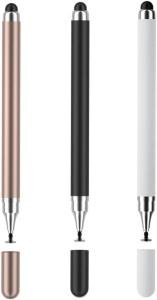 Stylus Pens for Touch Screens,2 in 1 Universal High Sensitivity Tablets Pens for iPads,Apples,Samsung Galaxys,Smartphones, Androids, Microsofts and Other Touch Screens 3 Pack