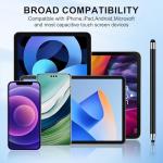 Stylus Pens for Touch Screens,10Pack Universal Capacitive Touch Screen Pens for iPad/iPhone/Smartphones and Tablets,Compatible with All Capacitive Touch Screen (10Pack black)