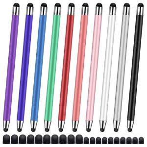 10Pack Stylus Pen,Stylus Pens for Touchscreen, 2-in-1High Precision and Sensitivity Stylus Pen for iPad,iPhone,Smartphones,Android and Tablets,All Universal Touch Screen Devices(10Stylus Pen+20 Tips)