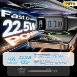 PIFFA 50000mAh Portable Charger Power Bank,22.5W Fast Charging Portable Phone Charge USB-C PQ3.0 QC4.0,LED Display, Battery Pack for iPhone 17/16/15 Pro Samsung Google, for Travel Camping Essential